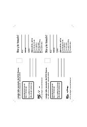 2020 Census Perforated Card