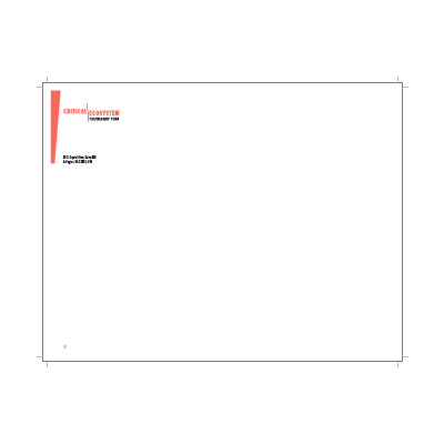 CEPF Booklet 10x13 Envelope