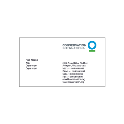 2 Sided Multi-Language Business Card