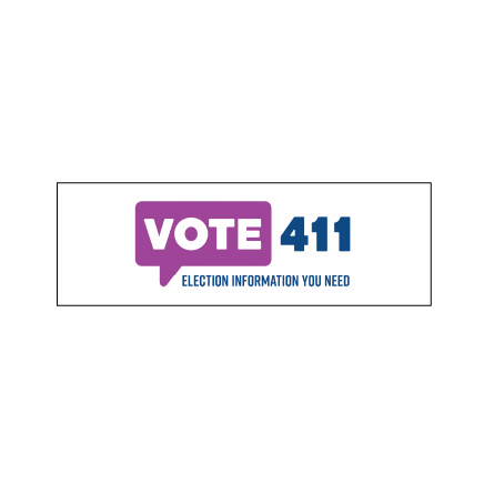 Vote411 Bumper Sticker